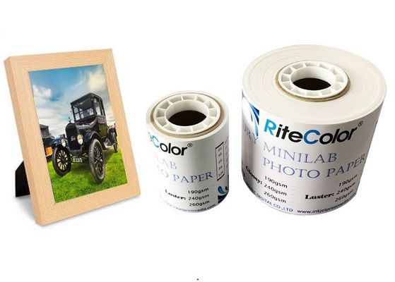 Droog Minilab de Fotodocument Luster Waterproof Instant Dry Roll van Inkjet 190gsm RC