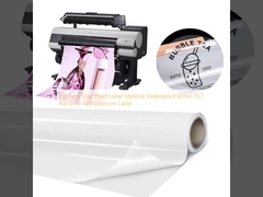Pigment kleurstof Inkjet etiket materiaal waterdicht 80mic PET Rainbow zelfklevend label