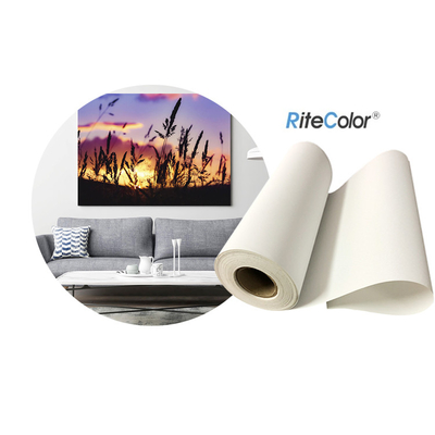Water gebaseerd 100% katoen inkjet canvas roll 360gm