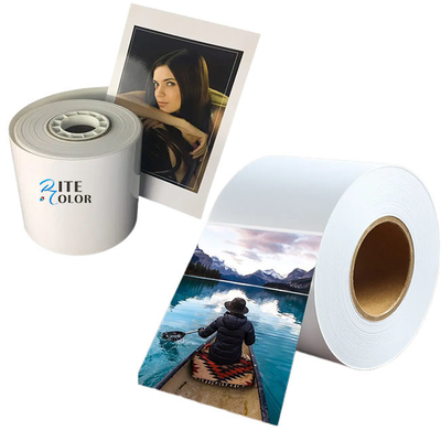 Rc Inkjet Printing 240g 4 5 6 8 10 12 inch Glossy Minilab Photo Paper Roll
