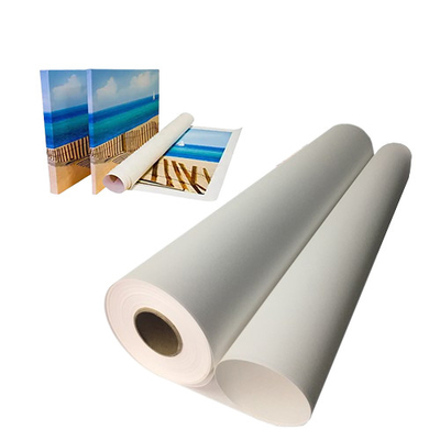 Latex / Eco Solvent Inkjet Poly Cotton Canvas Matte Finish Voor Grootformaat Print