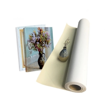 Professionele Eco Solvent Inkjet Printing Canvas 380gm Matte Polycotton