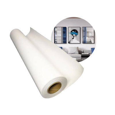 Widerformaat waterige matte inkjet poly katoen canvas roll 360gm voor pigment kleurstof inkt