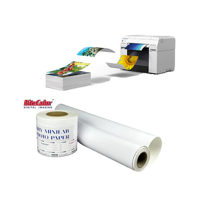 Premium waterdicht RC Dry Minilab Printed Luster Photo Paper Roll voor Fujifilm DX100