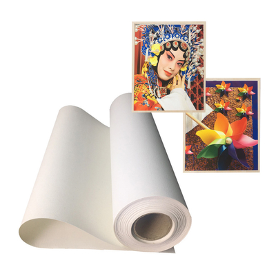 Vloeibare grootformaat polyester canvas rollen matte afwerking inkjetprinten
