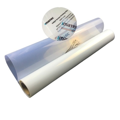 Gratis monster waterdicht melkige transparante inkjetfilm voor positief schermdrukken