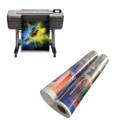 Glanzend harsbedekt fotopapier voor inkjetdrukken in groot formaat
