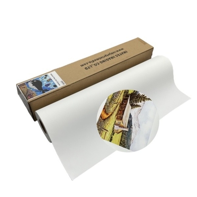 Afdrukbare waterdichte matte 360 gram polycotton inkjet doekrol voor pigment/kleurstof