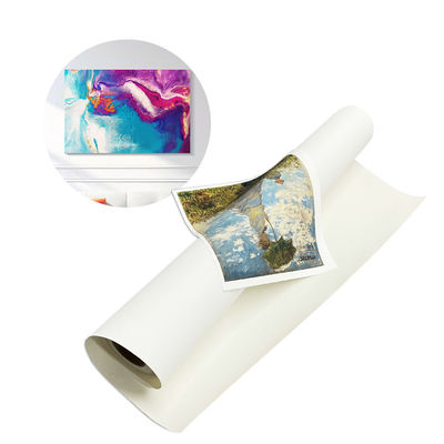 Inkjet PolyCotton Canvas Stof Glanse Afwerking Waterdicht 400gm