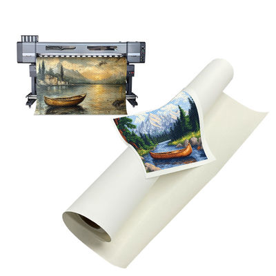 Premium Latex UV Mat Canvas Custom Printing Polycotton Canvas Roll