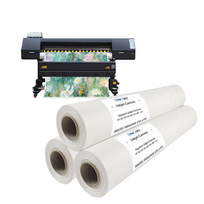 Polyester Matte Canvas Roll 210gsm Waterdicht Pigment Dye Printing voor EPSON Printers