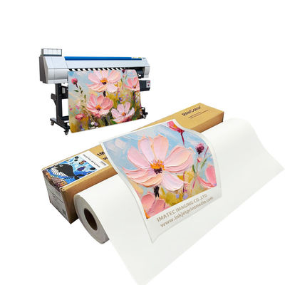 Inkjet katoenen doek voor ecologisch oplosmiddel en latex afdrukken 360gm Matte doek voor wanddecoratie en grafische productie