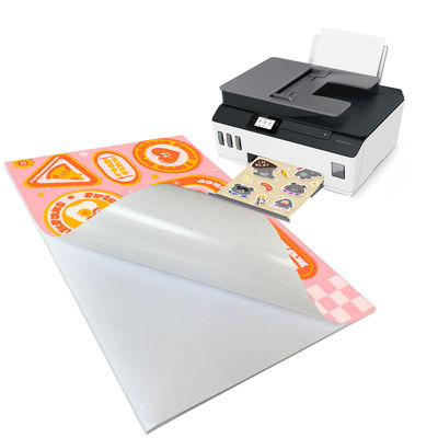 Kleurstof Inkjet Polypropyleen Synthetisch Papier Zelfklevend Glanzend PP Sticker Label