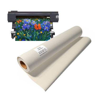 380 gram 50' 60' Economisch Poly Cotton Eco Solvent Mat Canvas Inkjet Roll