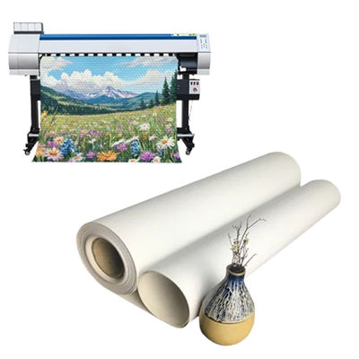 280 gram matte polyester inkjet doekrol voor ecologisch oplosmiddel / latex / uv-drukwerk
