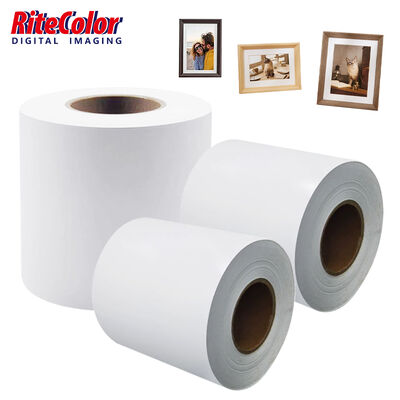Premium droge Minilab RC Lustre Inkjet-fotopapierrol voor professioneel digitaal printen