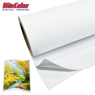 350 gram Matte textuur waterdicht zelfklevend doek voor hoge resolutie muurkunst en interieurversiering