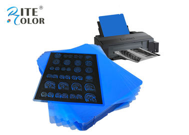 A4 8“ X 10“ Blauwe Medische de Weergavefilm van HUISDIERENinkjet 210 Waterdichte Microndikte