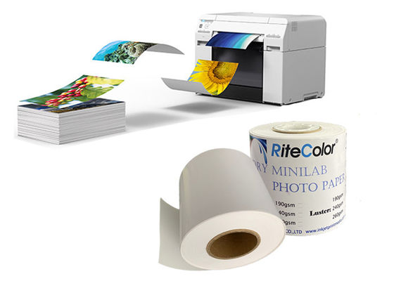 Onmiddellijk Droog de Fotodocument van RC Glanzend Minilab Broodje voor Fuji DX100 Epson