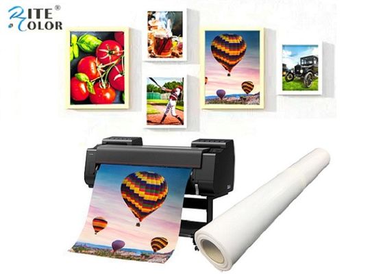 De Fotodocument 190gsm van Inkjet RC Hars Met een laag bedekt Glanzend Groot Formaatbroodje