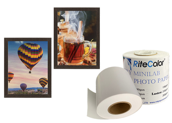 De onmiddellijke Droge Hars Met een laag bedekte Printer van Minilab Luster Photo Paper For Fuji Epson Inkjet