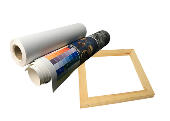 Breed Formaat Inkjet Matte Poly Cotton Canvas Roll voor de Inktdruk van de Pigmentkleurstof