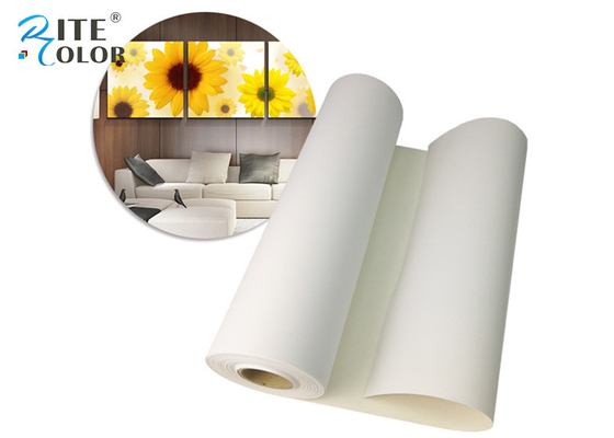 Inkjet-Polyester Katoenen Canvas Broodje Met pigment gekleurde 360gsm Matte Acid Free